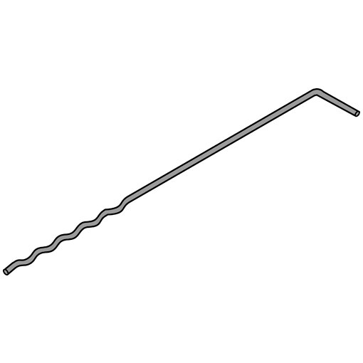 Spouwanker UNI-L 230X30X3,6 VD